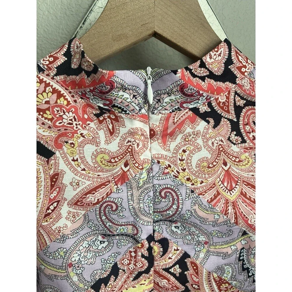 NWT! Beulah Style Women's M 2-piece Dress Multi Paisley Skirt & Top